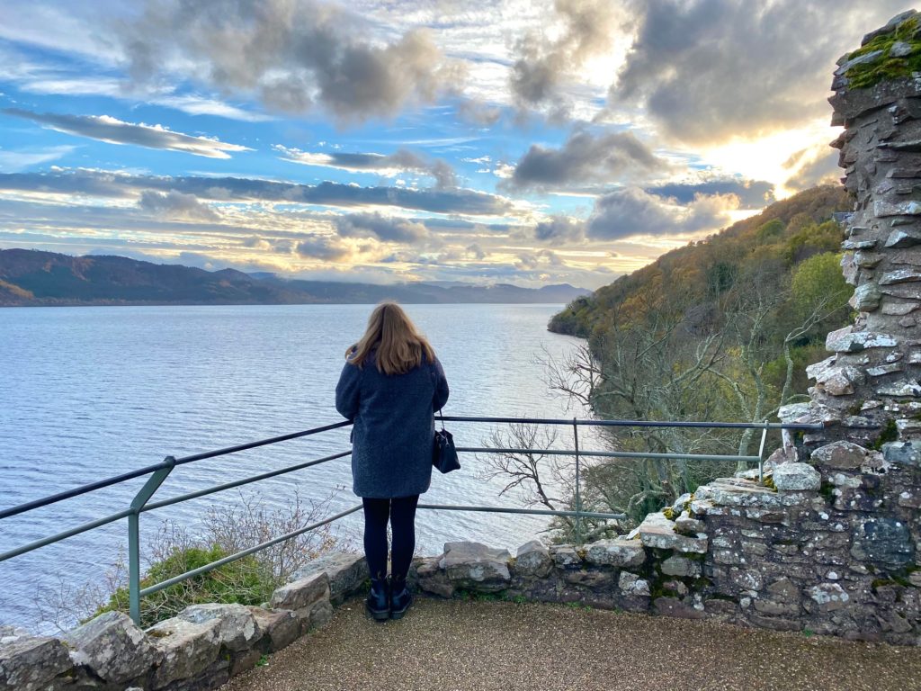 Urquhart Castle overlooking Loch Ness